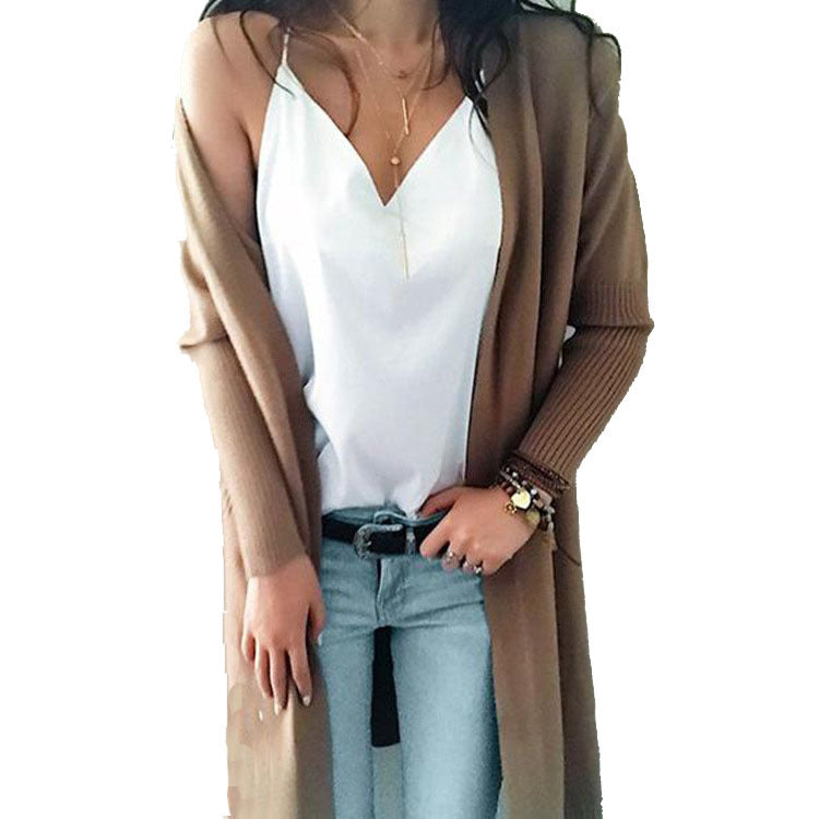 Extra large pocket sweater cardigan