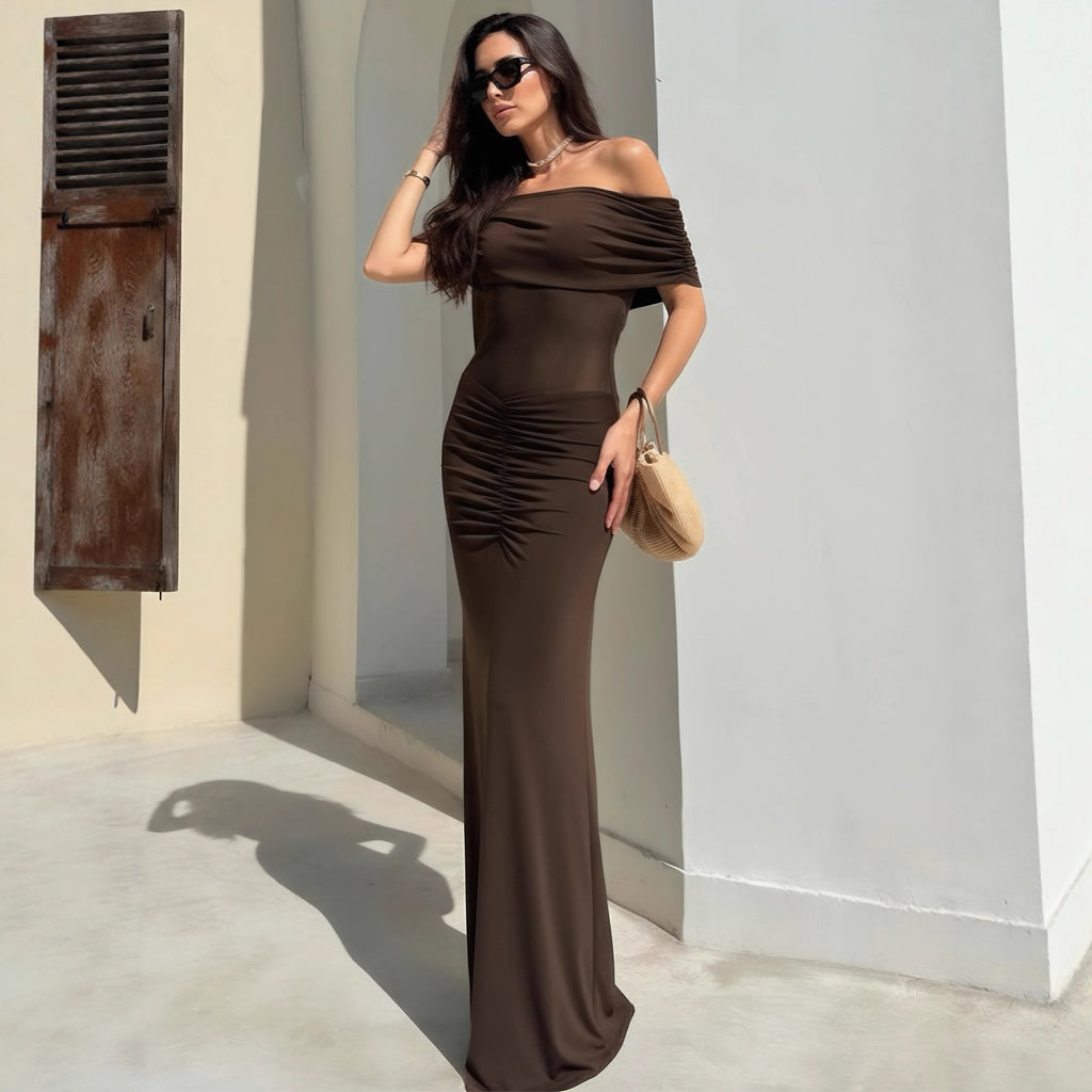Elodie Pleated Dress
