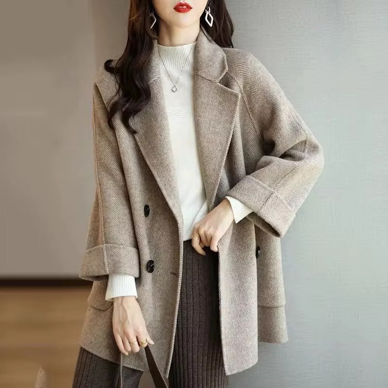 Versatile High-end Woolen Jacket