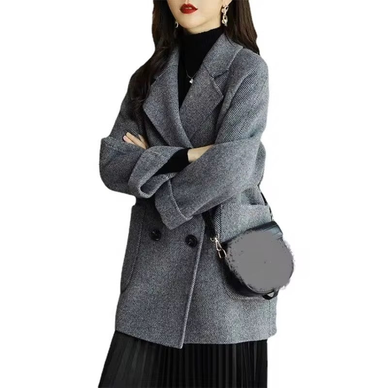 Versatile High-end Woolen Jacket